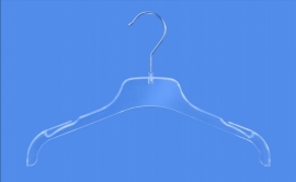 Transparante kledinghanger 33cm 330st WGR33