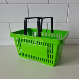 Winkelmandje licht groen 22 liter