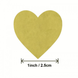 Etiket hart goud 500st TL200123-001
