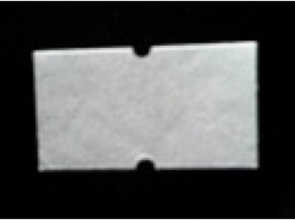 Etiket 21x12 rechthoek wit permanent Tpk525303