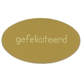 Etiket gefeliciteerd goud 500st Tpk548186