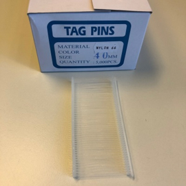 Nylon textielpins 40mm standaard 5000st Td30310040