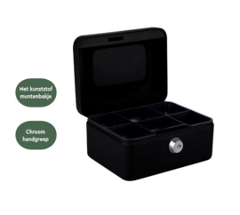 Geldkistje 15cm zwart Tso100-MB