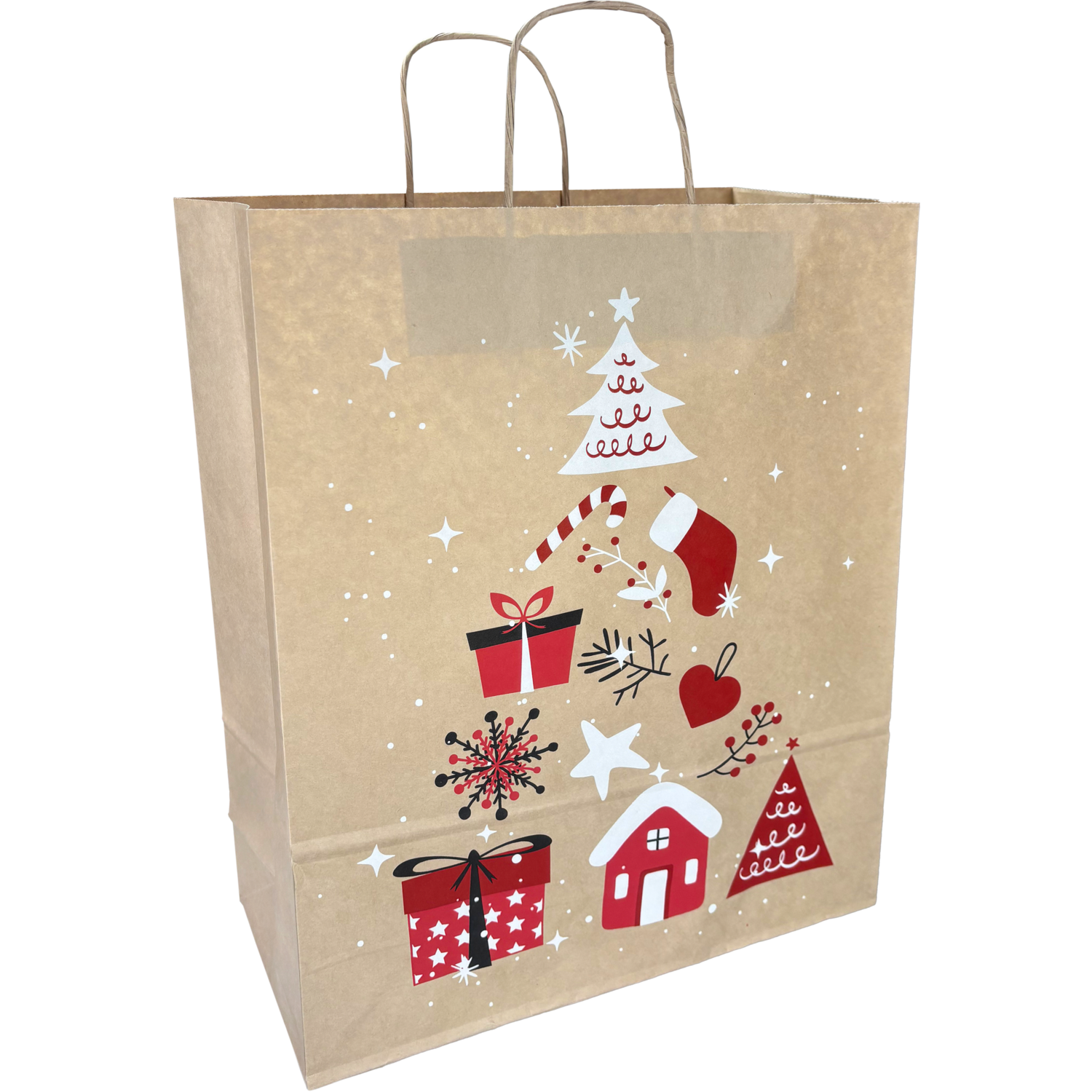 Draagtas Kerstboom 32x12x41cm Tpk270800