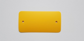 PVC-labels 54x108mm geel 2 gaten 1000st Td35987113