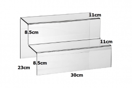 Trapstandaard 2 treden 300x110x80mm Tn2200990