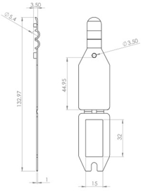 Scanvaantje transparant 25x38mm Td20994206