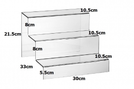 Trapstandaard 3 treden 300x110x50mm Tn2201190