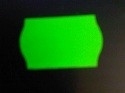 Etiket 26x16 golfrand fluor groen perm Td271830175