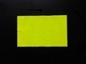 Etiket 26x16 rechthoek fluor geel permanent Td27173016