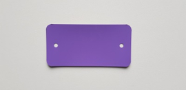 PVC-labels 54x108mm paars 2 gaten 1000st Td35987119