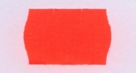 Etiket 26x16 golfrand diepvries rood Td27183314