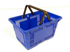 Winkelmandje blauw 28 liter Td06000108