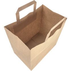 Papieren draagtas bruin 26/17x25cm 250st Tpk270778