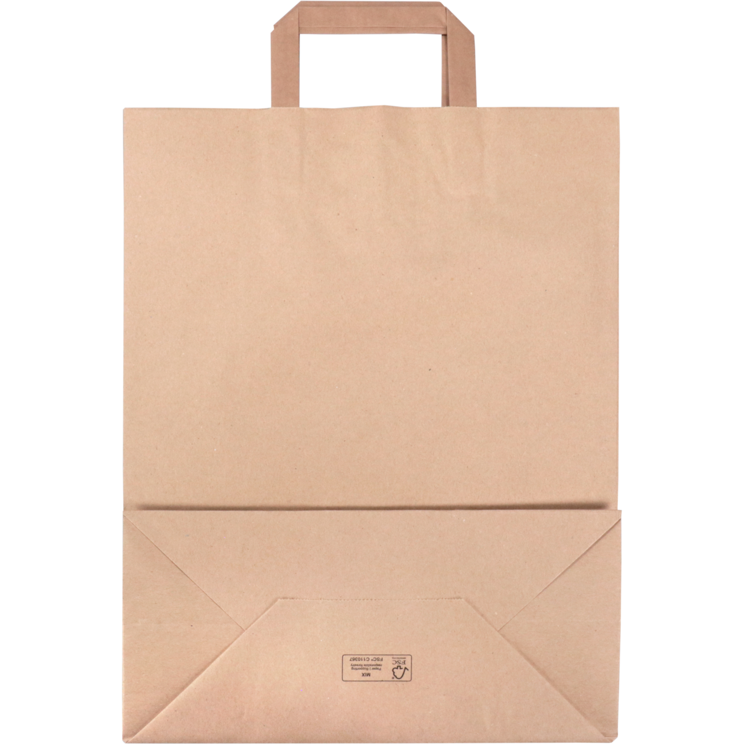 Papieren draagtas bruin 32/16x43cm Tpk270313