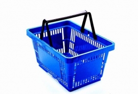 Winkelmandje blauw 22 liter Td06000208