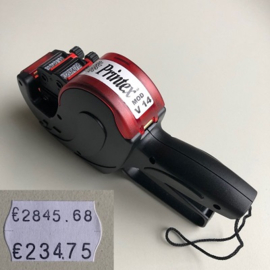 Prijstang Printex V14 2 regels 8+6 Tpx180214