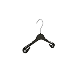 Kunststof kinder/baby hanger zwart 26cm T26L