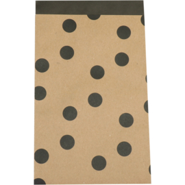 Cadeauzakje met stippen 12x19cm 200st Tpk265286
