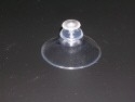 Zuignap transparant 40 mm met pin transp 100s Td13030052