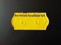 Etiket 26x12 golfrand geel perm 2slit tenminste houdbaar tot Td271130903