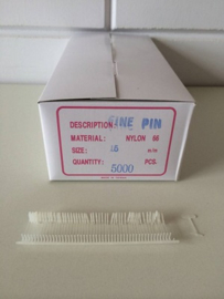 Nylon textielpins 15mm fijn 5000st Td30320015