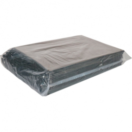 Draagtas zwart met koord 27x12x37cm 100st Tpk269756