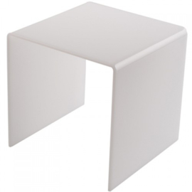 Acryl bruggetje melkwit 100x100x100mm Td14450715