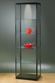 Vitrine 200x60x40cm zwart 60ZW200