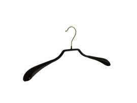 Hanger zwart anti-slip rubber 40cm Tms8338L