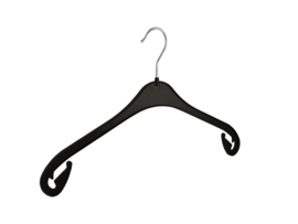 Kunststof kledinghanger zwart 43cm 300st NA43