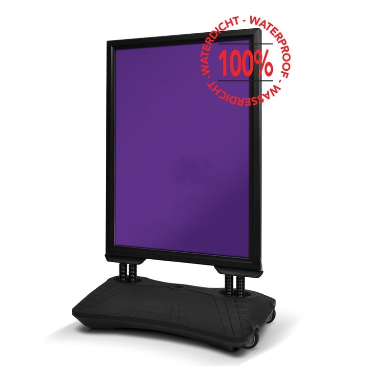 Stoepbord B2 50x70cm zwart Tlu9912900B2-Z