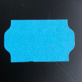 Etiket 32x19 golfrand blauw perm Td27213008