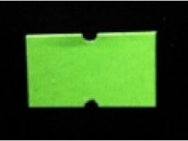 Etiket 21x12 rechthoek fluor groen permanent Td27383017