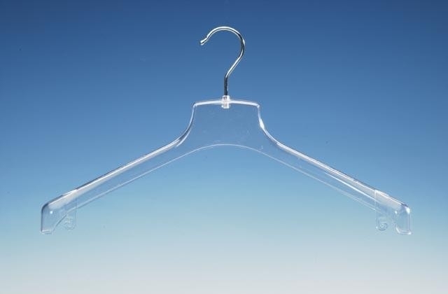 Ambassade Convergeren buiten gebruik Transparante kledinghanger extra sterk WGM44L | Transparante kledinghangers  | Allesvooruwwinkel.nl