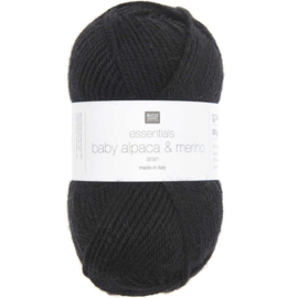 Baby Alpaca 012 zwart