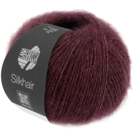 Silkhair Uni 177 donker rood