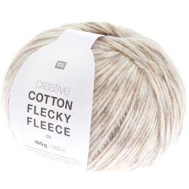 Cotton Flecky Fleece 01 earthy