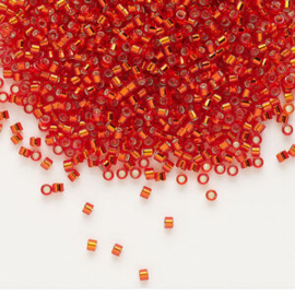 11/0043 transparent silver-lined flame red 7gr
