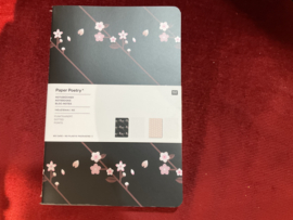 2 Schriftjes, zwart en roze