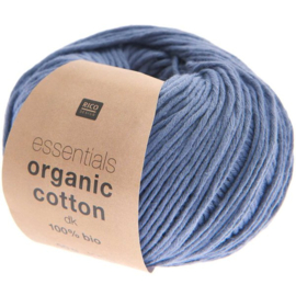 Organic Cotton Dk 016 blauw