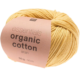 Organic Cotton Aran 003 geel