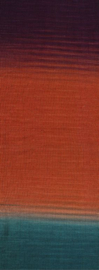 Merino Lace Aquarell 009 donkerbruin/terracotta/donker petrol