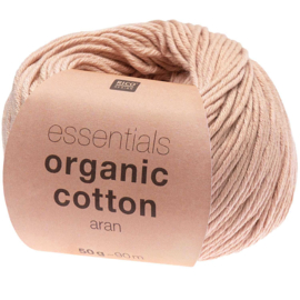 Organic Cotton Aran 005 poeder roze