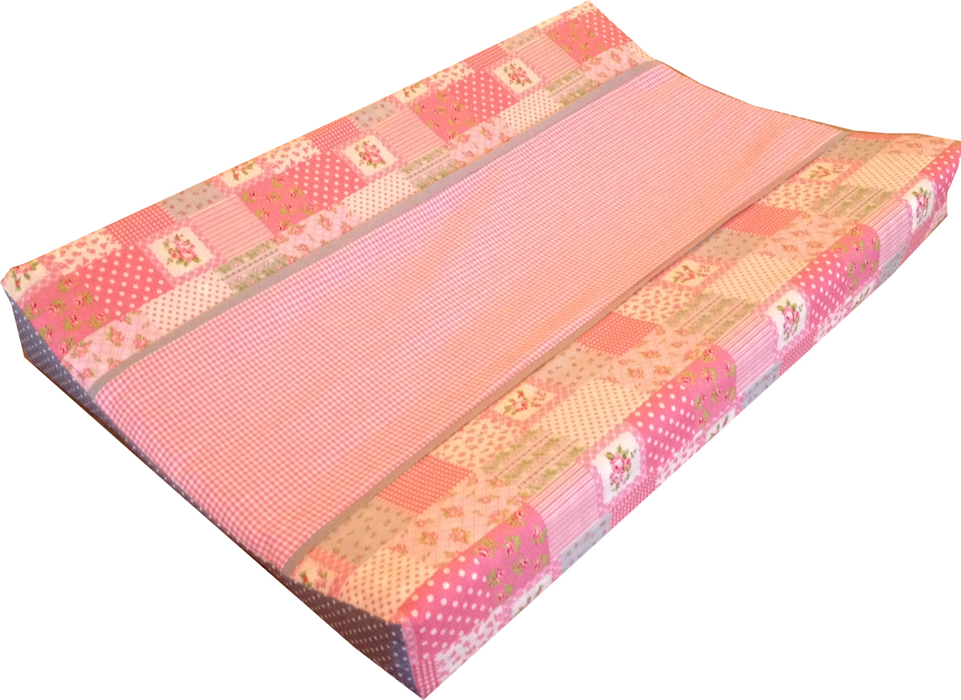Aankleedkussenhoes Wafel Roze