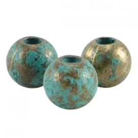 Boho koper groen patina, 4mm