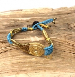 Ibiza orignals armband lichtblauw