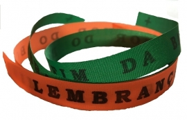 Braziliaanse Gelukslintjes (Senhor do Bonfim) groen en oranje (4 daagse kleuren) 2 x 5 stuks