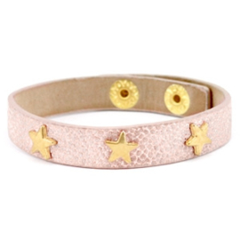 Stud armband golden ★