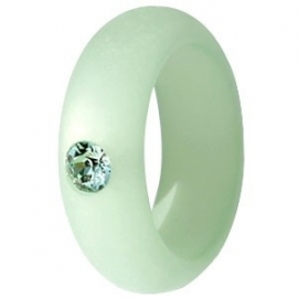 Polaris ring crysolite green 7 mm